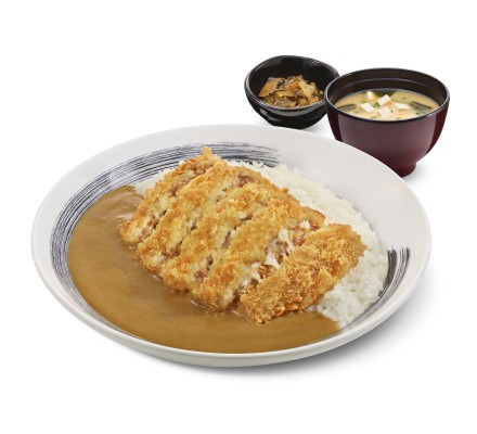 ข้าวแกงกะหรี่หมูชีสเบอร์เกอร์